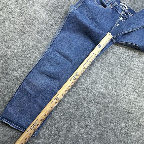 Levi’s Big E Wedgie Straight Womens Jeans 31x26 Crop Premium - Picture 10 of 15